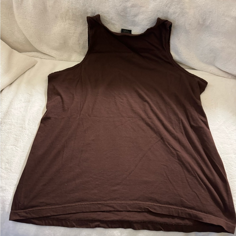 Venice beach Muscle Shirt in dark brown - Picture 3 of 3